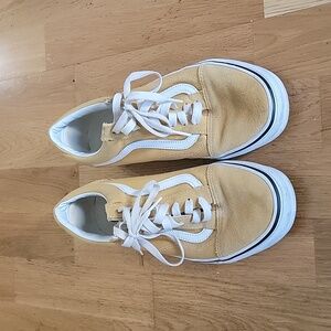 Yellow Old School Low Cut Vans